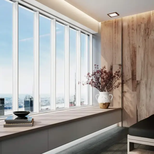 Интерьер с Плинтус Kerama Marazzi Про Вуд Бежевый Темный DL5101/BTG 8x39.6