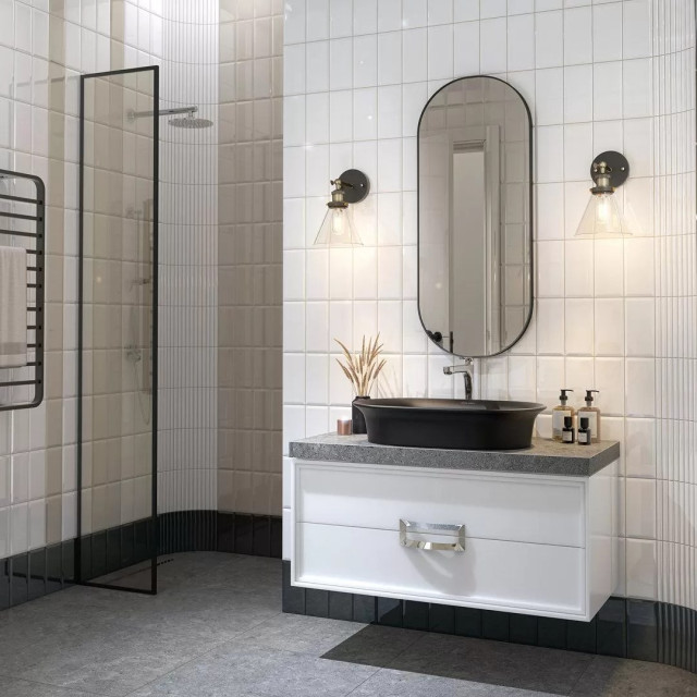 Интерьер с Ступень Kerama Marazzi Клееная Роверелла Бежевый Светлый DL500620R/GCF 33x119.5