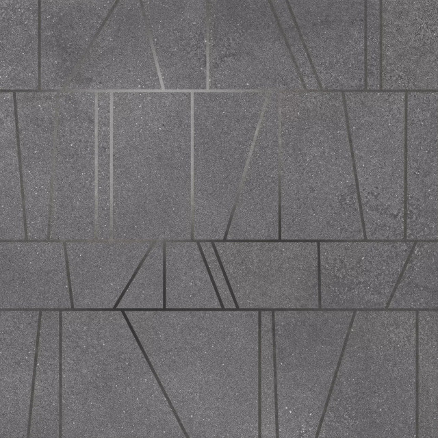Интерьер с Керамогранит Kerama Marazzi Турнель Серый Тёмный Обрезной DL571290R 80x160