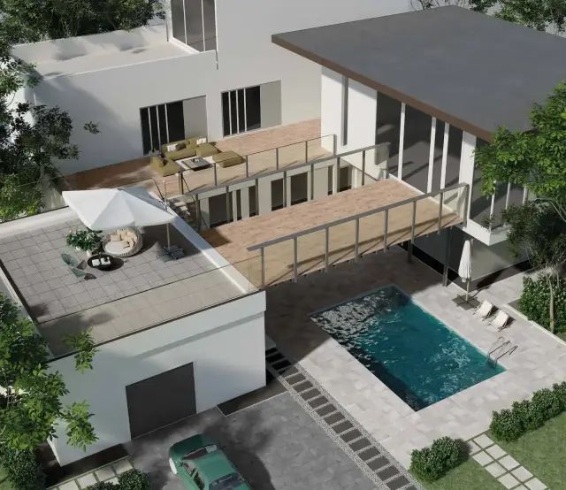 Интерьер с Керамогранит Antica Ceramica Rubiera Ultra Aspen Antracite 20mm DR04153 60x60