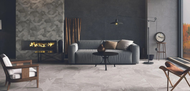 Интерьер с Керамогранит Estima Luna Неполированный LN02/NS_R9 60x60
