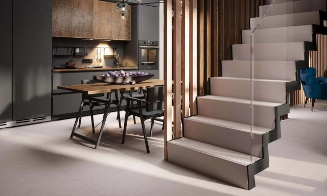 Интерьер с Грес Loft 03 неполир XX|30x30