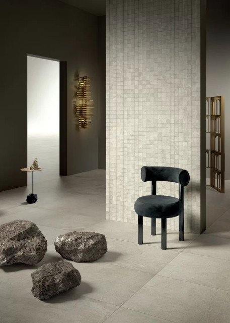Интерьер с Керамогранит Lea Ceramiche Anthology Slimtech 01 White Natural RT 6mm LS6AL10 120x278