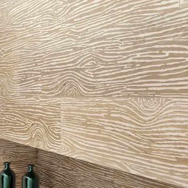 Интерьер с Керамогранит ABK Poetry Wood PF60010058 Gold Nat 0010058 20x120
