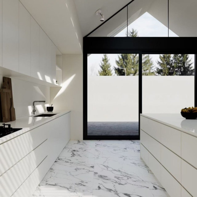 Интерьер с Керамогранит WIFI Ceramics Grey Marble Glos PY126907 60x120