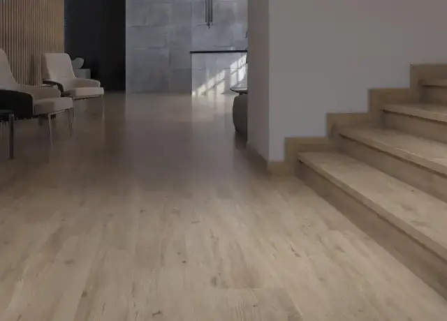Интерьер с Ступень Kerama Marazzi Сальветти Капучино Светлый Клееная SG506520R/GCF 33x119.5
