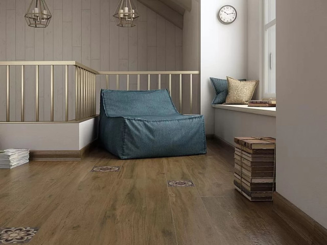 Интерьер с Ступень Kerama Marazzi Сальветти Капучино Светлый Клееная SG506520R/GCF 33x119.5
