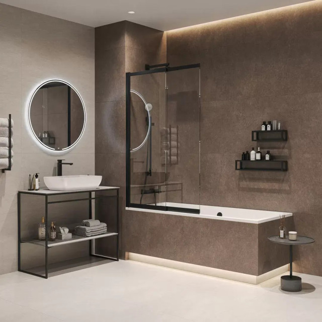 Интерьер с Ступень Kerama Marazzi Евро Техно Проходная Королевская Дорога Черный (n042856) 014074 34.5x119.5