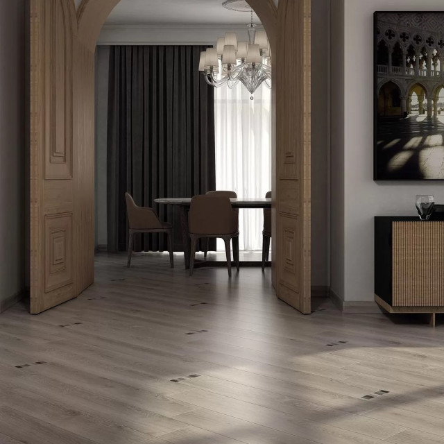 Интерьер с Керамогранит Kerama Marazzi Арсенале Бежевый Обрезной SG515720R 20x119.5