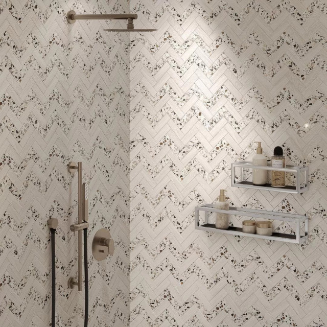 Интерьер с Керамогранит Kerama Marazzi Монтиони Коричневый Матовый Обрезной SG526520R 20x119.5