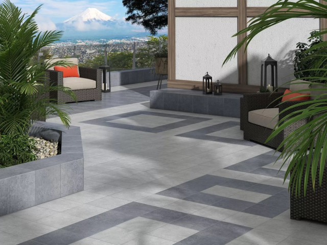 Интерьер с Ступень Kerama Marazzi Аллея Керамические SG906800N/GR/AN 30x30