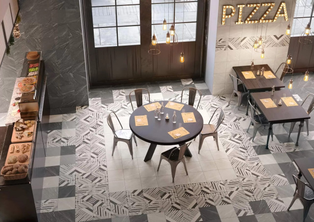 Интерьер с Ступень Kerama Marazzi Фронтальная Бореале Бежевый SG934800N/GR 30x30