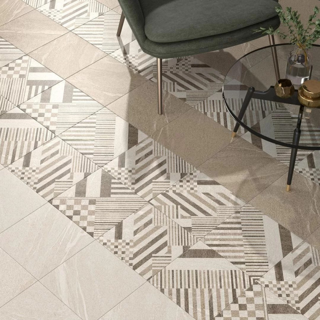 Интерьер с Ступень Kerama Marazzi Фронтальная Бореале Бежевый SG934800N/GR 30x30