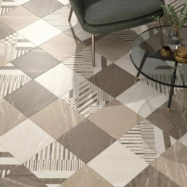 Интерьер с Ступень Kerama Marazzi Фронтальная Бореале Бежевый SG934800N/GR 30x30