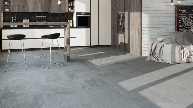 Интерьер с Керамогранит Estima Terra TE00 White Непол. Рект. 72939 (38923) 60x120
