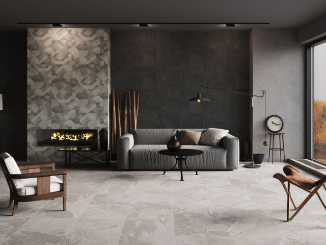 Интерьер с Керамогранит Estima Terra TE00 White Непол. Рект. 72939 (38923) 60x120