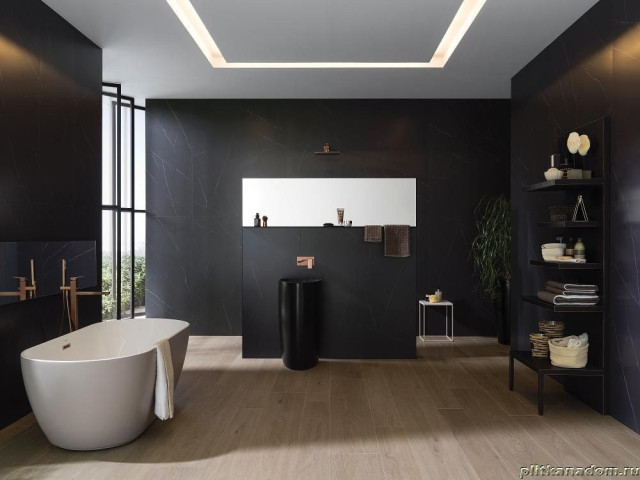 Интерьер с Керамогранит Porcelanosa Liem Grey Nat.PV6 (A) 100331101 120x120