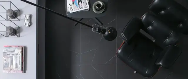 Интерьер с Керамогранит Porcelanosa Liem Grey Nat.PV6 (A) 100331101 120x120