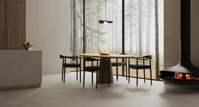 Интерьер с Керамогранит Vitra Баланс Карамель Матовый K958176R0001VTET 60x60