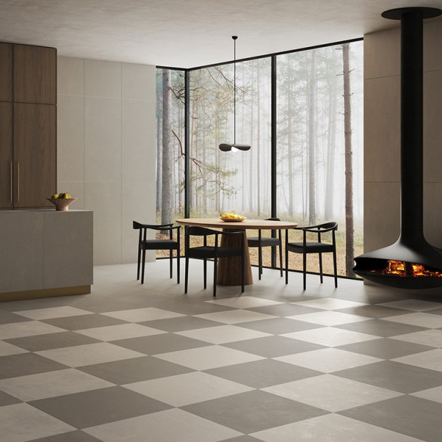 Интерьер с Керамогранит Vitra Баланс Карамель Матовый K958176R0001VTET 60x60