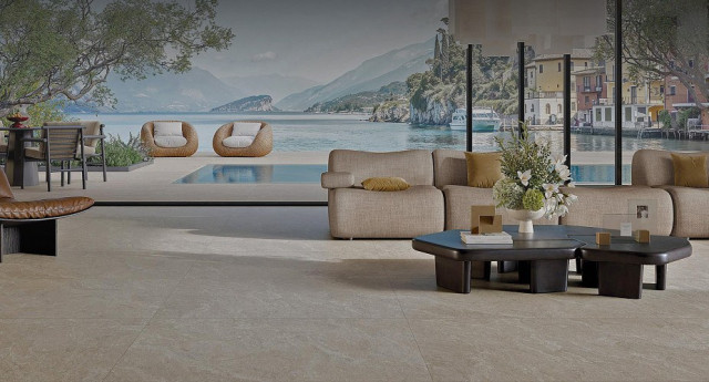 Интерьер с Керамогранит Vitra Пьетрадивальс Крем Матовый K958169R0001VTER 60x120