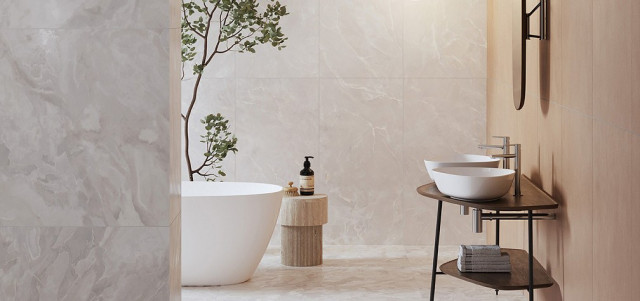 Интерьер с Керамогранит Vitra Пьетрадивальс Крем Матовый K958169R0001VTER 60x120