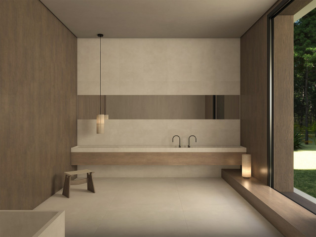 Интерьер с Плитка Living Ceramics Still Light Grey Ductile Soft LV12744 59.8x119.8