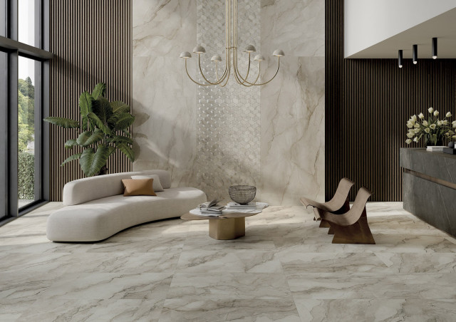 Интерьер с Керамогранит BOLGHERI STONE NATURAL RETT 60х120