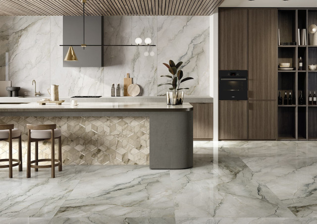 Интерьер с Керамогранит BOLGHERI STONE NATURAL RETT 60х120