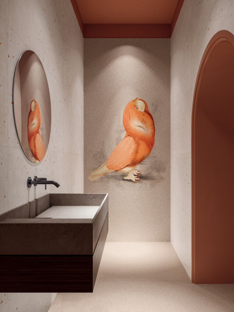 Интерьер с Декор ABK Moooi Nesting Room Dec.Libr. Passage Cinnamon Nat R PF60021265 60x120