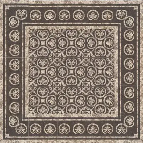 Интерьер с Керамогранит Keros Ceramica Barcelona Triumph Матовый Серый 18 KRS0068_18 25x25