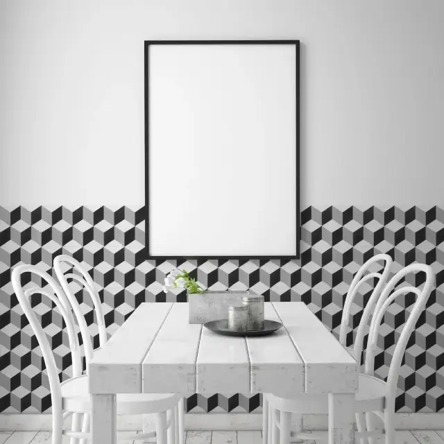 Интерьер с Керамогранит Keros Ceramica Barcelona Triumph Матовый Серый 18 KRS0068_18 25x25