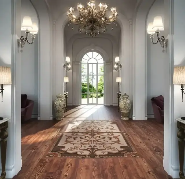 Интерьер с Гранд Вуд коричневый обрезной  |20x160