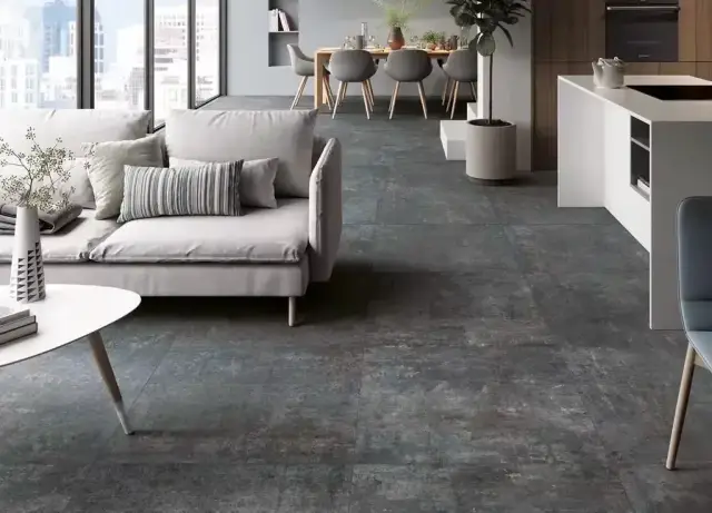 Интерьер с Murales Dark Grey 120x280