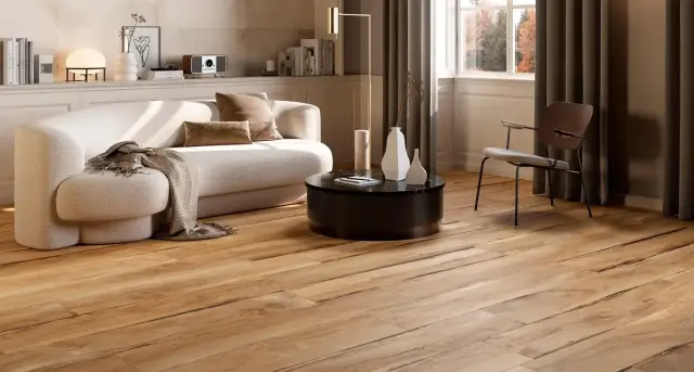 Интерьер с Керамогранит Sadon Sherwood Oak J90491 7.5x45