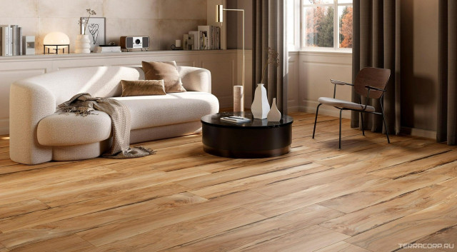 Интерьер с Керамогранит Sadon Sherwood Oak J90491 7.5x45