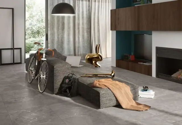 Интерьер с Керамогранит Imola Blue Savoy BLSV 46DG RM KLZZ 166394 40x60