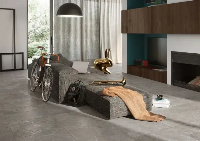 Интерьер с Керамогранит Imola Blue Savoy BLSV 46DG RM KLZZ 166394 40x60