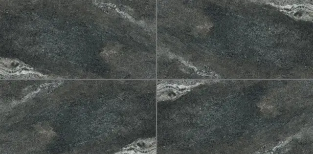 Интерьер с Etna dark grey рельеф XXZZ 60x60