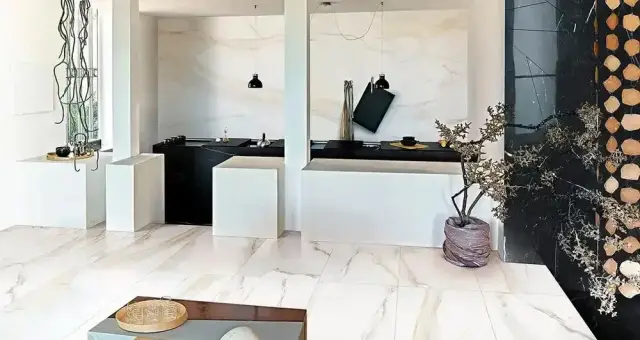 Интерьер с Керамогранит Florim Statuario Glossy 746592 60x120