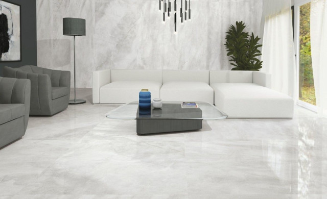 Интерьер с Керамогранит Benadresa Ihram Gris Natural n127847 80x160