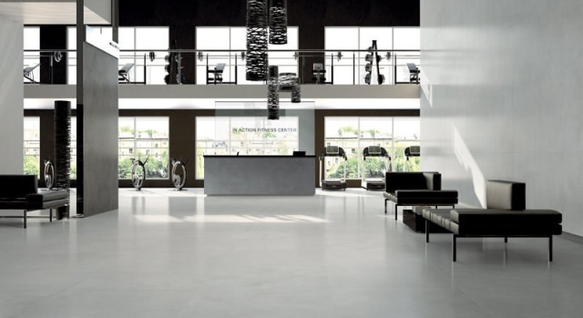 Интерьер с Керамогранит Lea Ceramiche Re-Evolution Slimtech Colors SRC020 3plus LSARE25 100x300