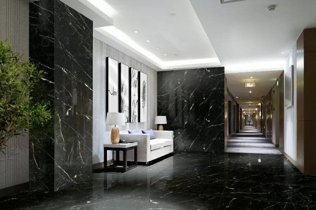 Интерьер с Керамогранит Гранитея Karatash Black ГР385 60x60