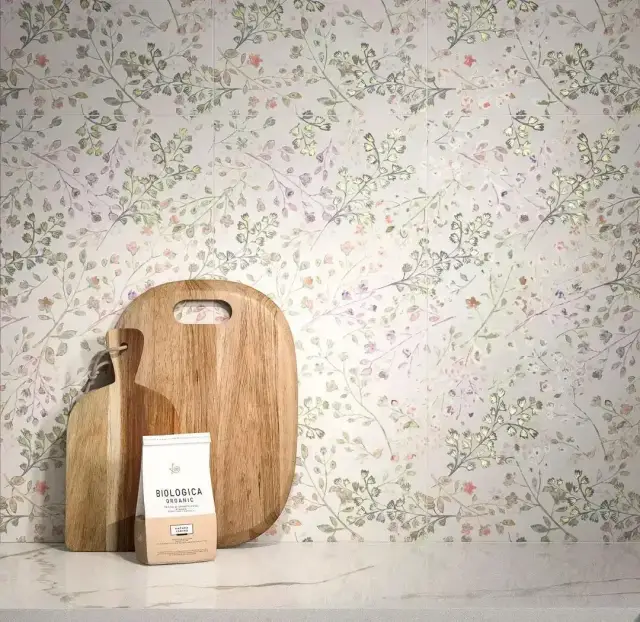 Интерьер с Декор Kerama Marazzi Плинтус Гране Зелёный Светлый Матовый Обрезной KML2FME003BR 20x40