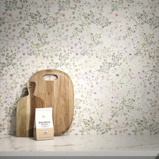 Интерьер с Декор Kerama Marazzi Плинтус Гране Зелёный Светлый Матовый Обрезной KML2FME003BR 20x40