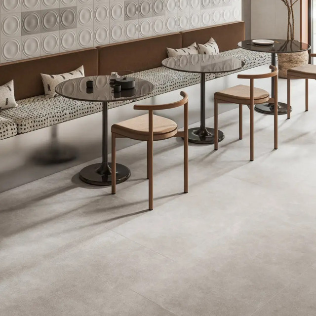Интерьер с Декор Kerama Marazzi Арль Металл Глянцевый Структура Обрезной KMD2OBE003BR 20x20