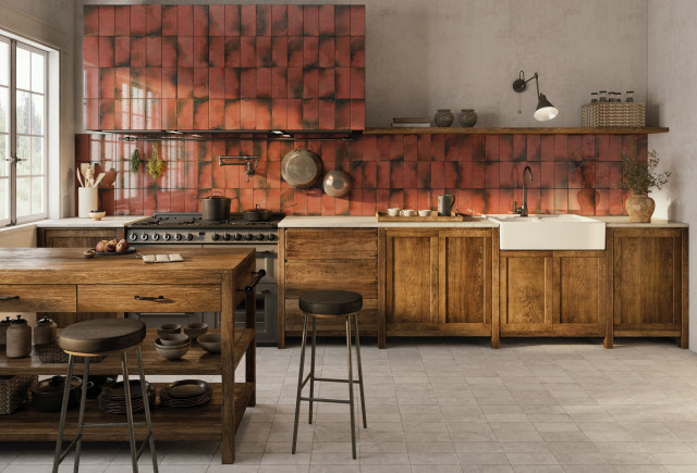 Интерьер с Керамогранит Peronda FS Oldtown Concrete SP 9 мм 43745 22.3x22.3