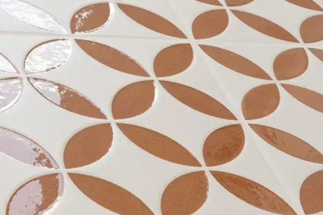 Интерьер с Керамогранит Peronda Mayari Taupe Petals LT 37796 22.3x22.3