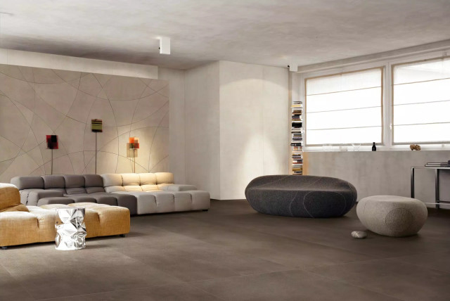 Интерьер с Industrial Sage 3x3 Mosaico 30x30
