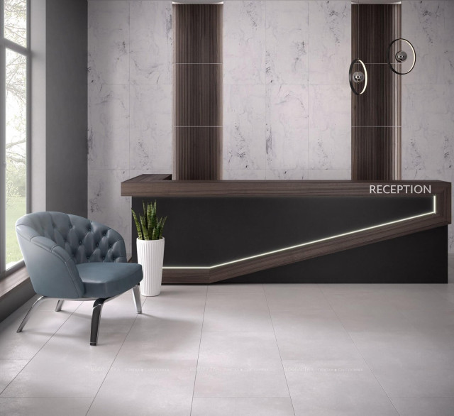 Интерьер с Керамогранит Inverno white PG 02 ZZ|60x60